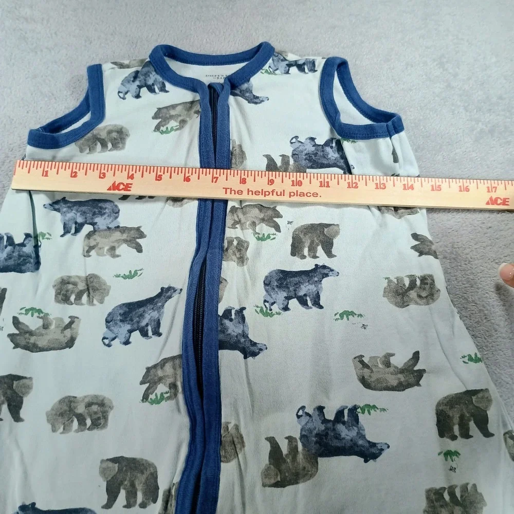Burt's Bees Baby Unisex Beekeeper Sleep Sack Blue Large 12-18M Organic Cotton